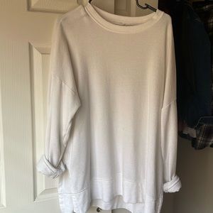 White sweatshirt